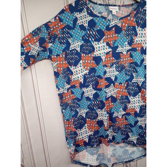 NWOT LuLaRoe Tunic Top Fireworks Popsicles Stars Patriot Summer 4th Of July SZXS - Picture 6 of 16
